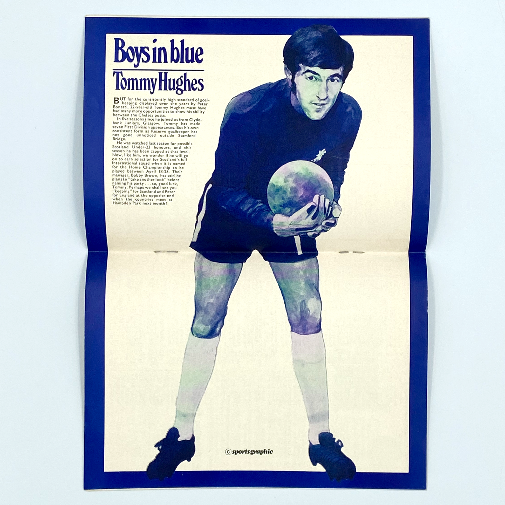 Chelsea vs Sheffield Wednesday Programme (25 March, 1970)