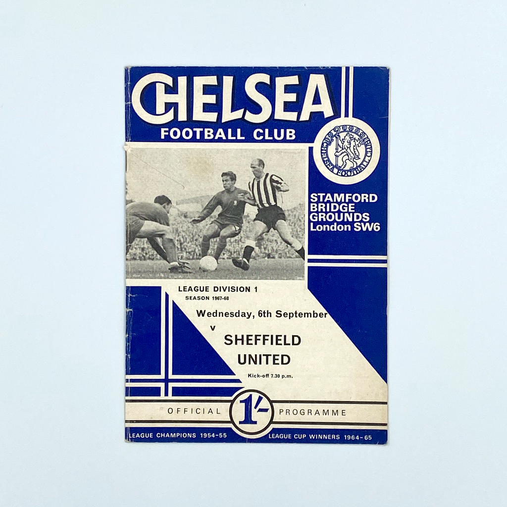 Chelsea vs Sheffield United Programme (6 September, 1967)