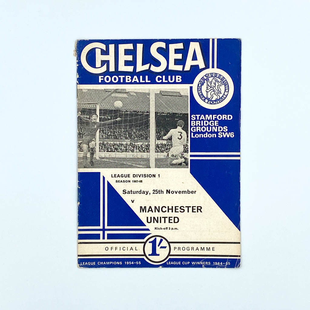 Chelsea vs Manchester United Programme (25 November, 1967)