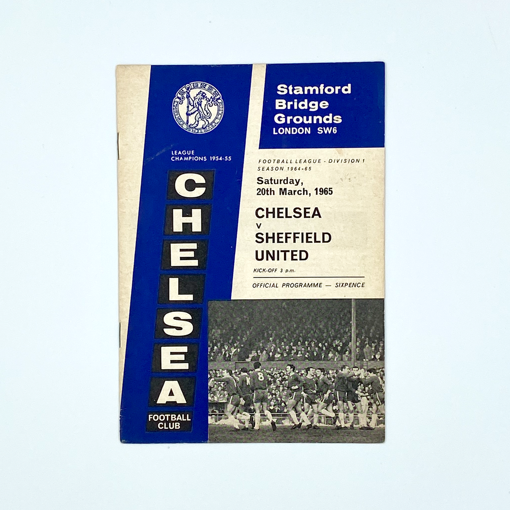 Chelsea vs Sheffield United Programme (20 March, 1965)