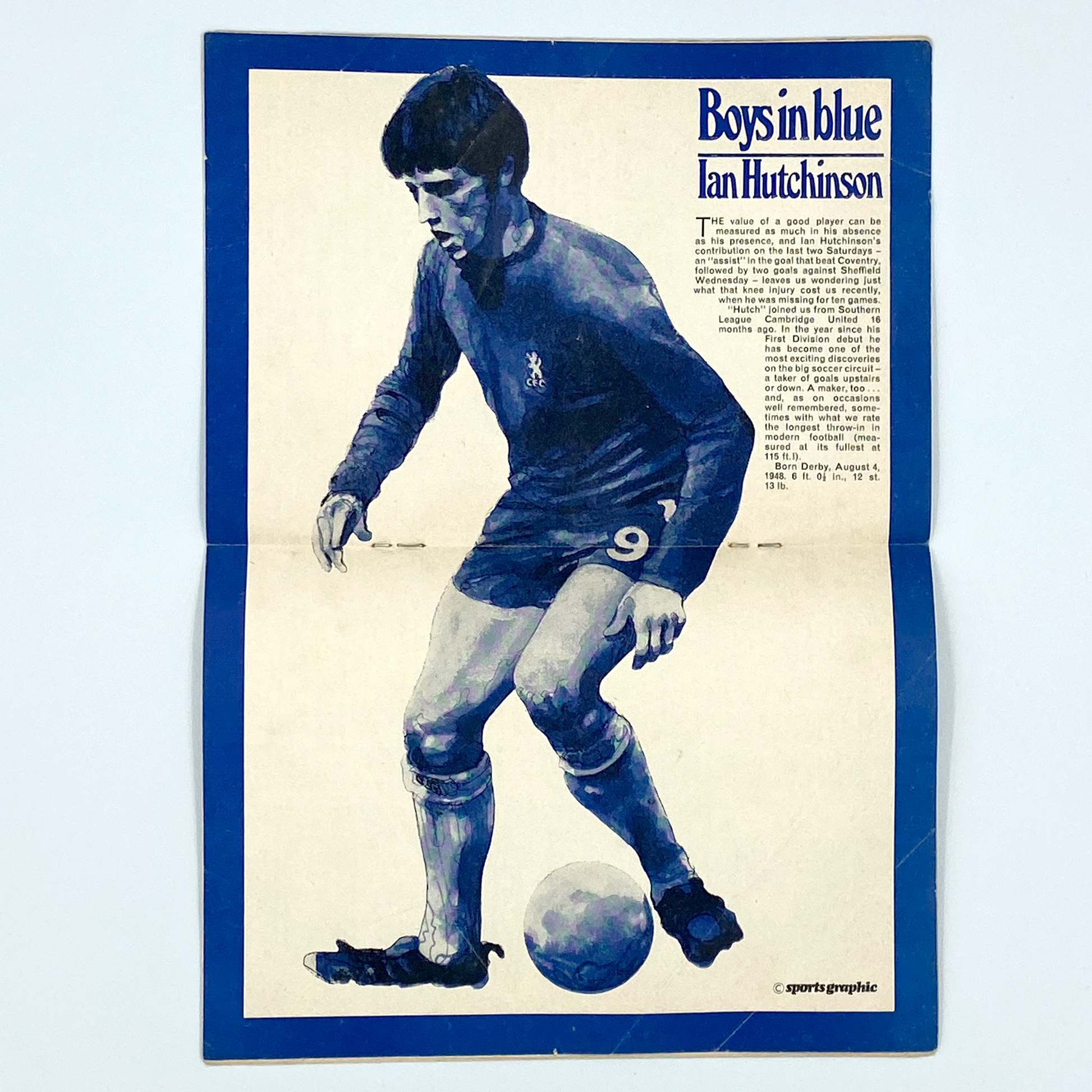 Chelsea vs Everton Programme (15 November, 1969)