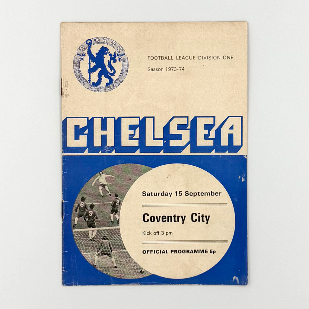 Chelsea vs Coventry City Programme (15 September, 1973)