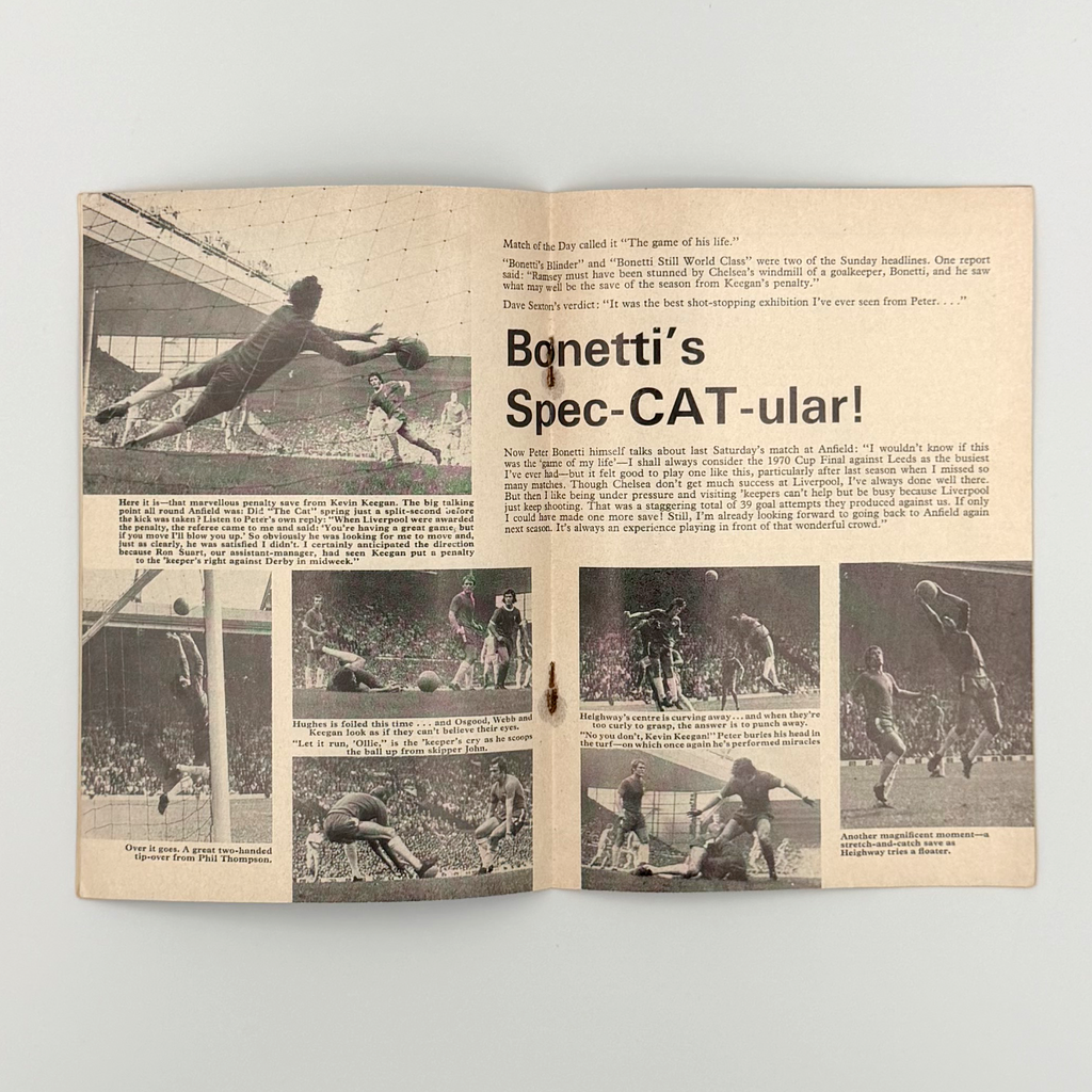 Chelsea vs Coventry City Programme (15 September, 1973)
