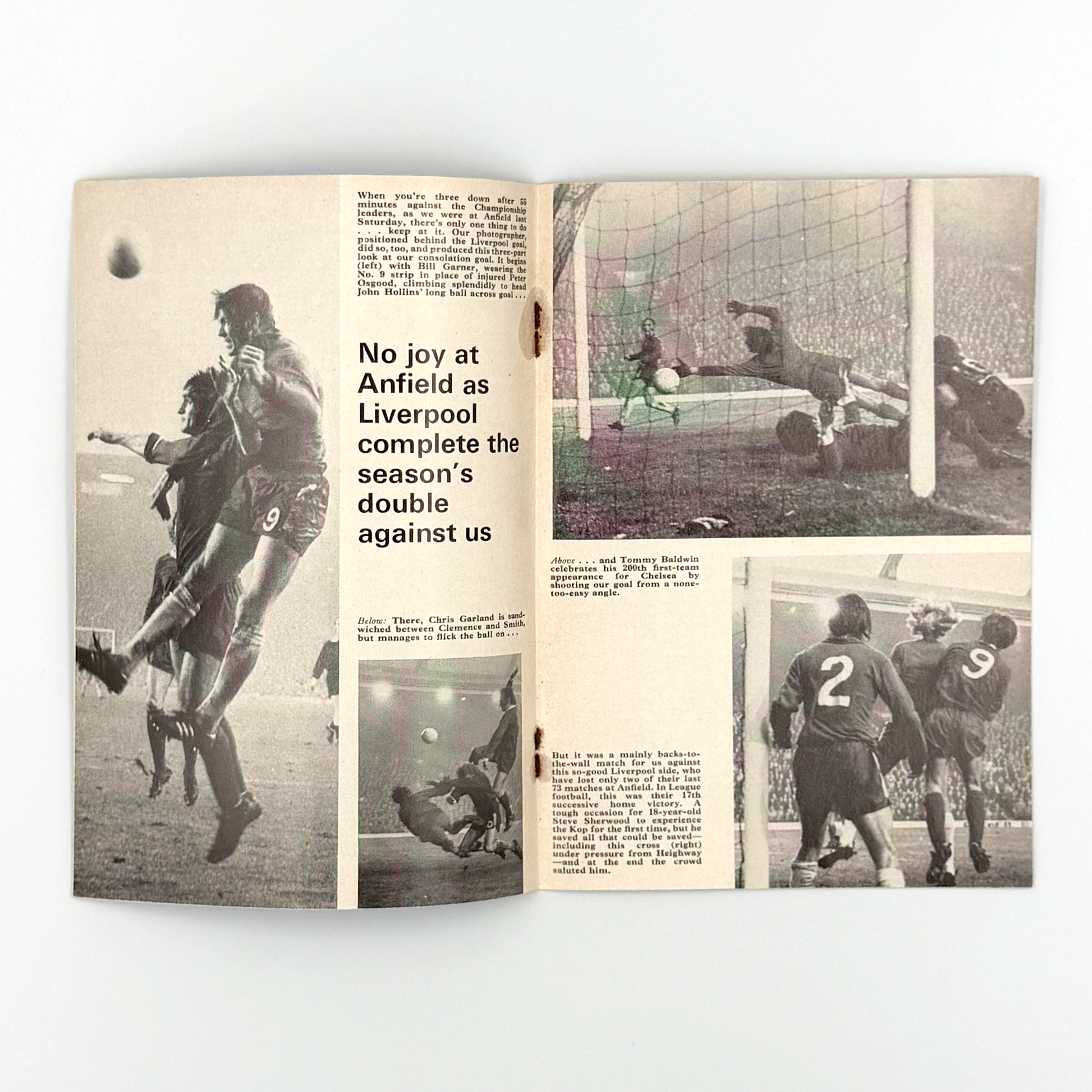 Chelsea vs Leicester City Programme (11 November, 1972)