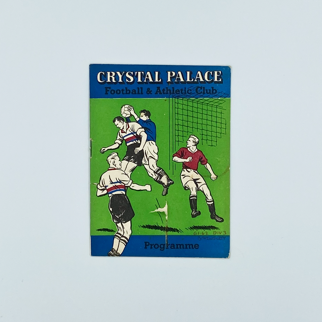 Crystal Palace vs Barnsley Programme (3 February, 1962)