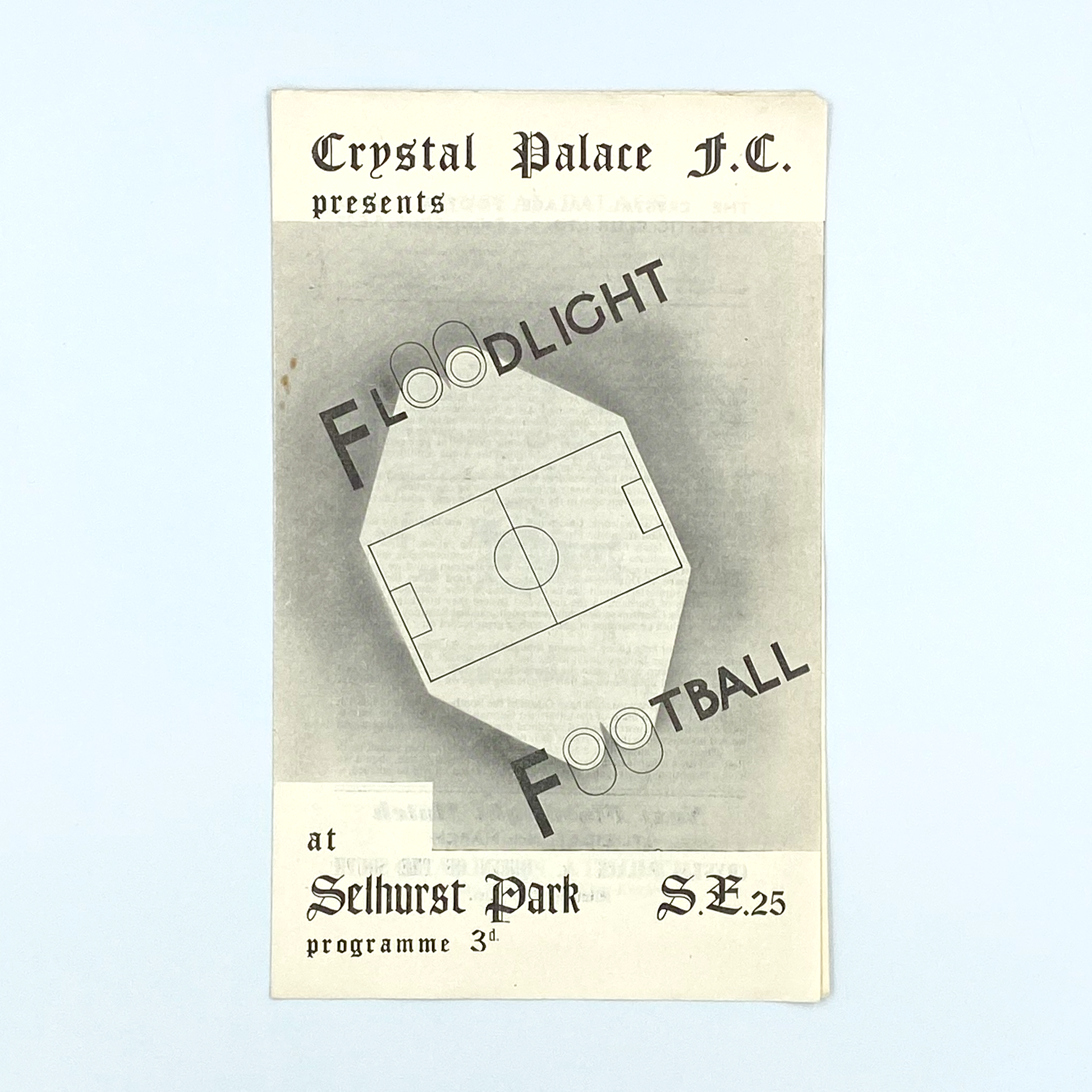 Crystal Palace vs Charlton Athletic Programme (9 March, 1954)