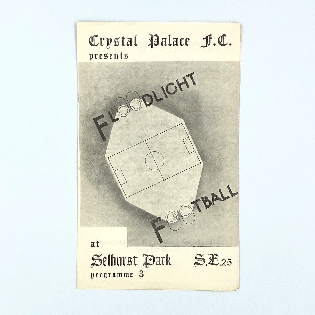 Crystal Palace vs Brentford Programme (2 March, 1954)