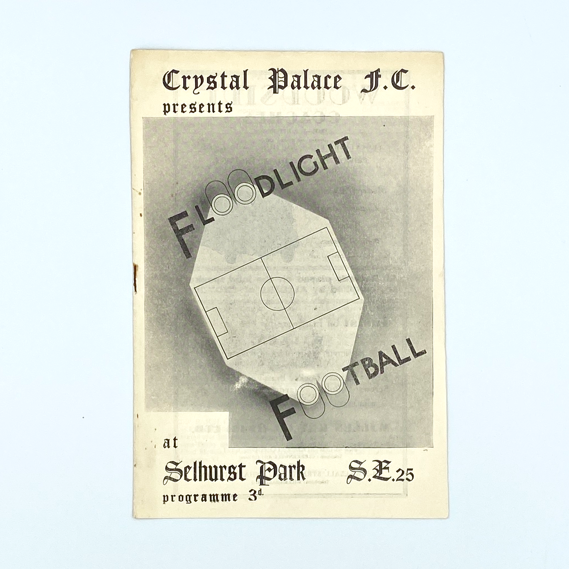 Crystal Palace vs Leeds United Programme (20 October, 1953)