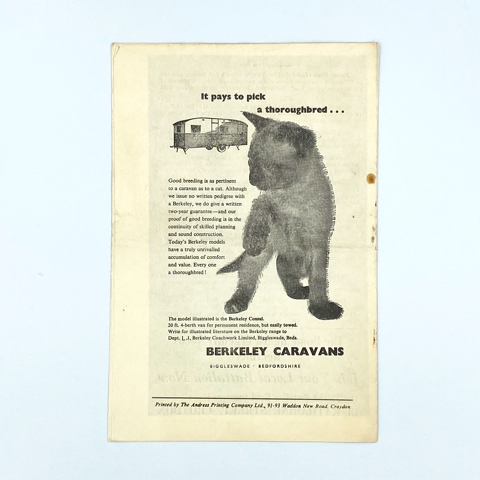 Crystal Palace vs Leeds United Programme (20 October, 1953)