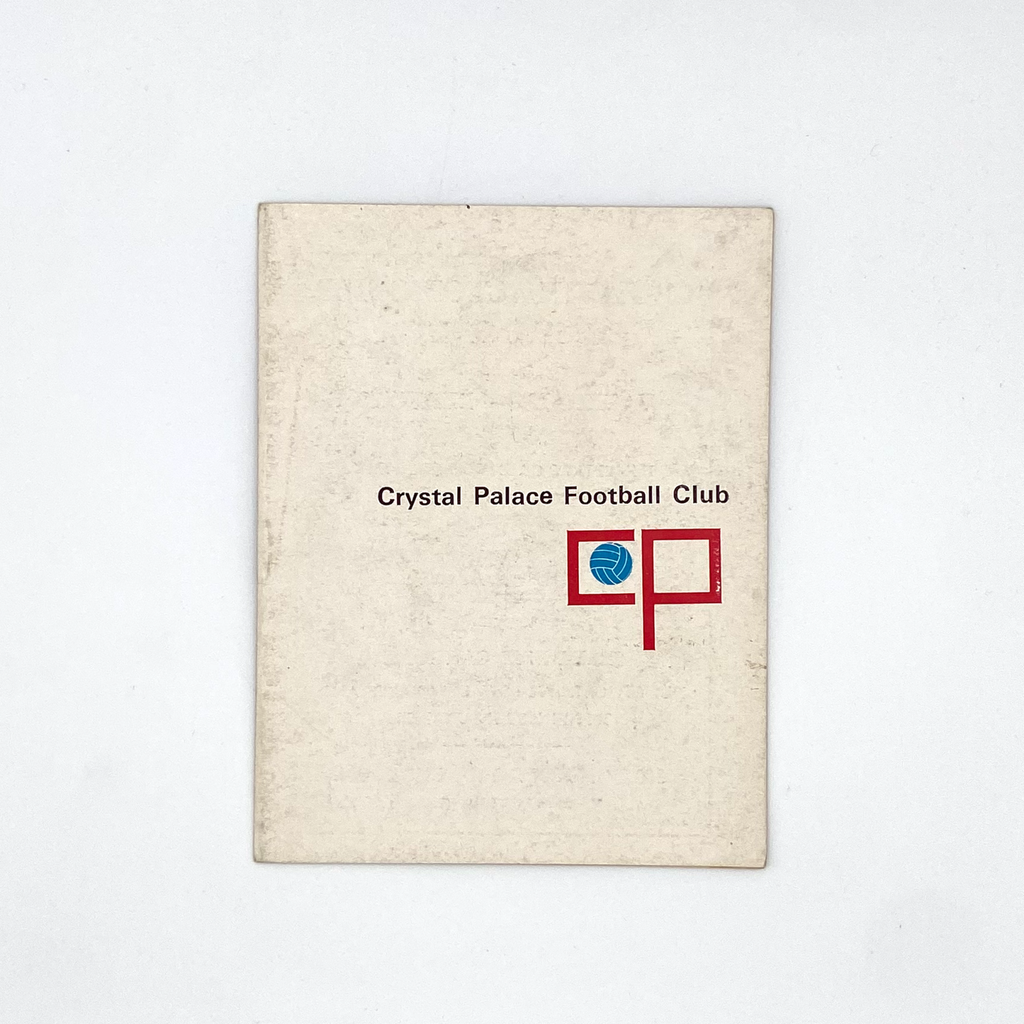 Crystal Palace vs Preston North End Programme (6 January, 1968)