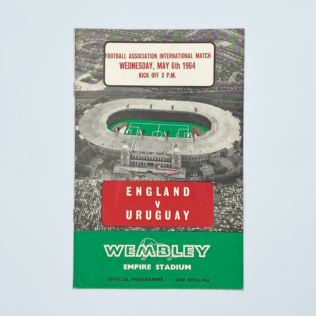 England vs Uruguay Programme (6 May, 1964)