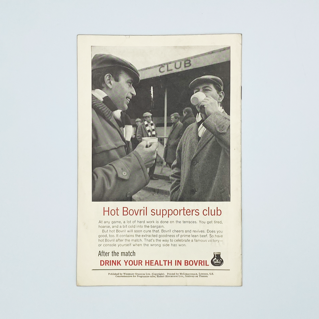 England vs Uruguay Programme (6 May, 1964)