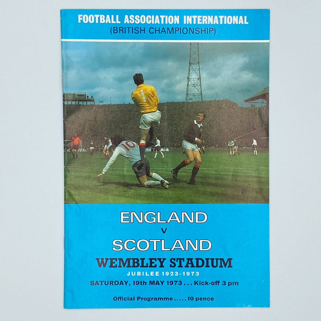 England vs Scotland Programme & Ticket (19 May, 1973)