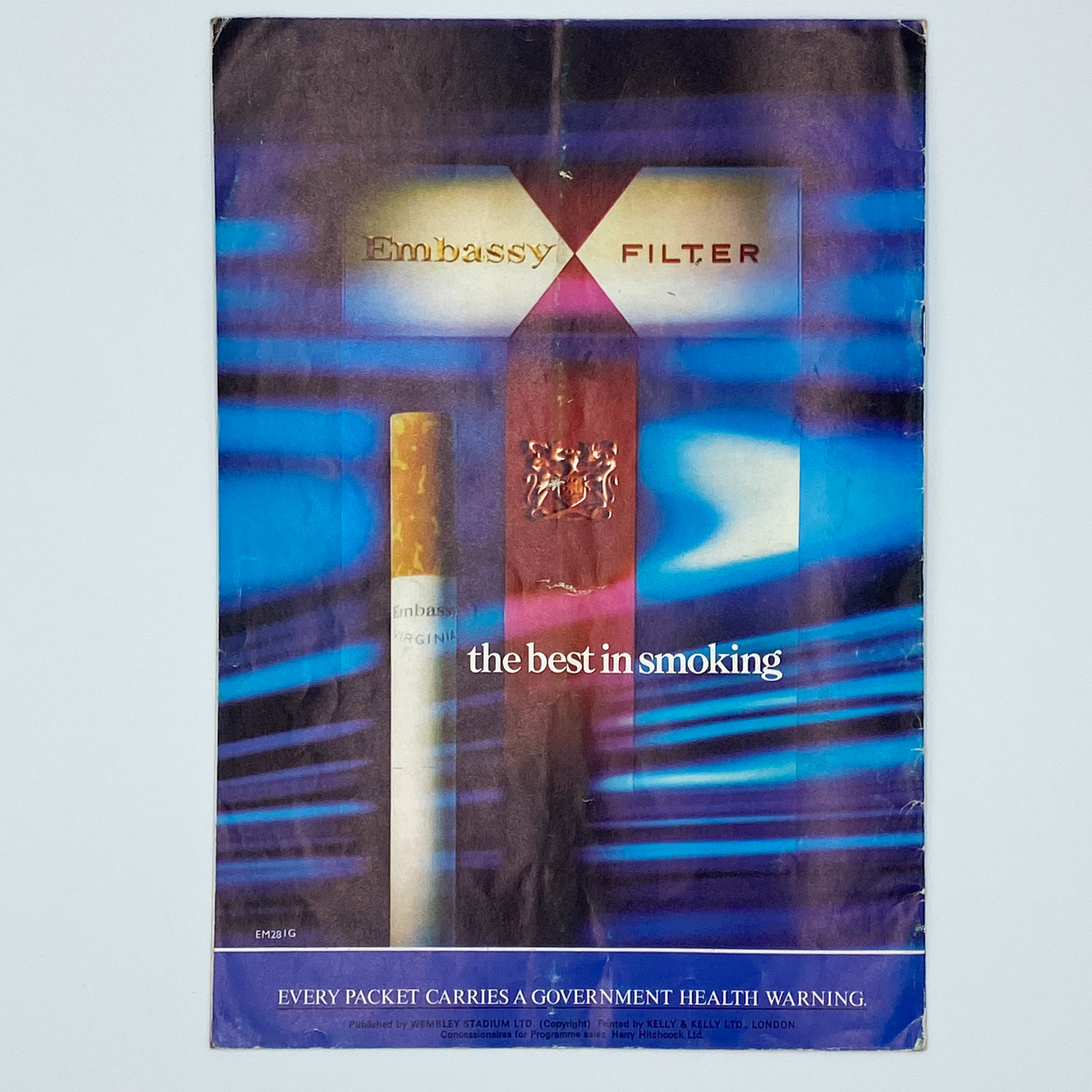 England vs Yugoslavia Programme & Ticket (11 October, 1972)