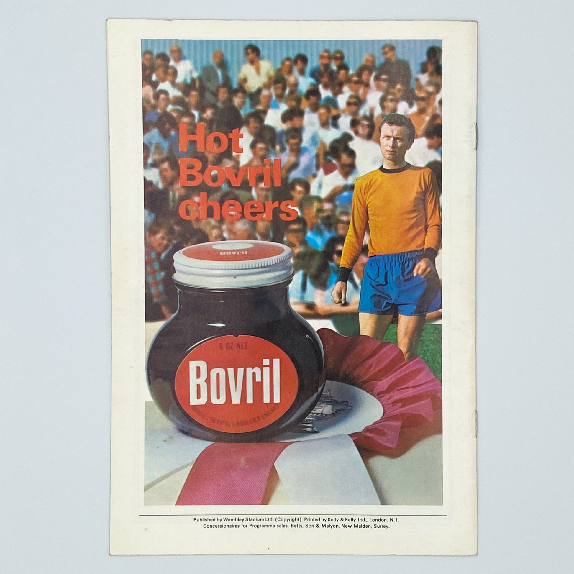 England vs Wales Programme & Ticket (19 May, 1971)