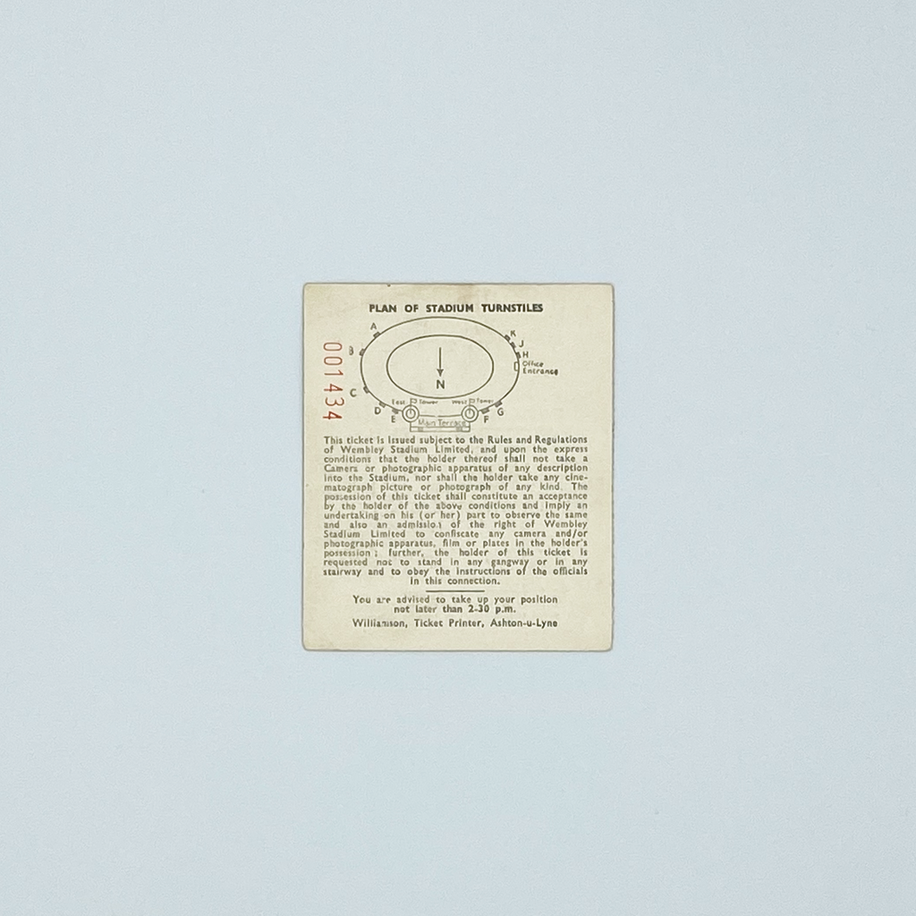 England vs Scotland Programme & Ticket (15 April, 1961)