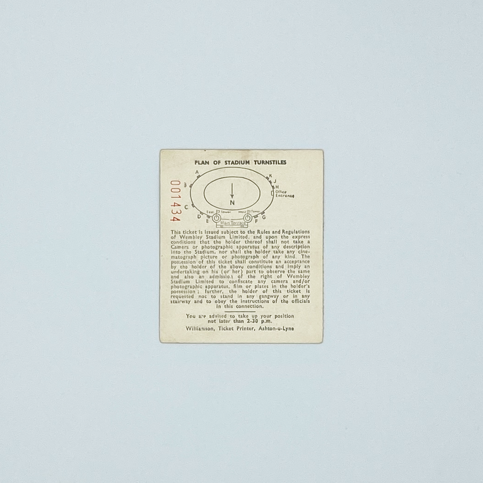 England vs Scotland Programme & Ticket (15 April, 1961)