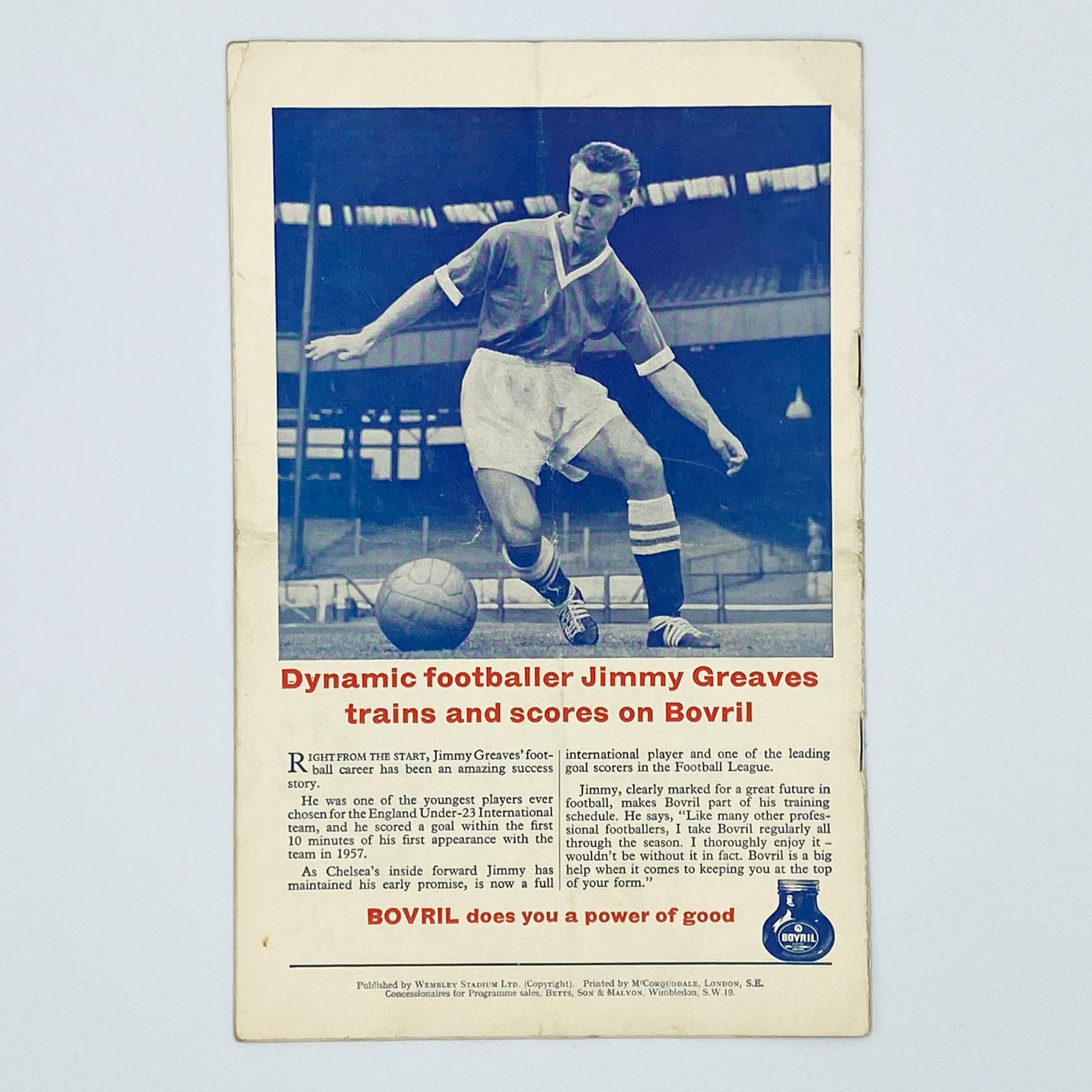 England vs Mexico Programme & Ticket (10 May, 1961)