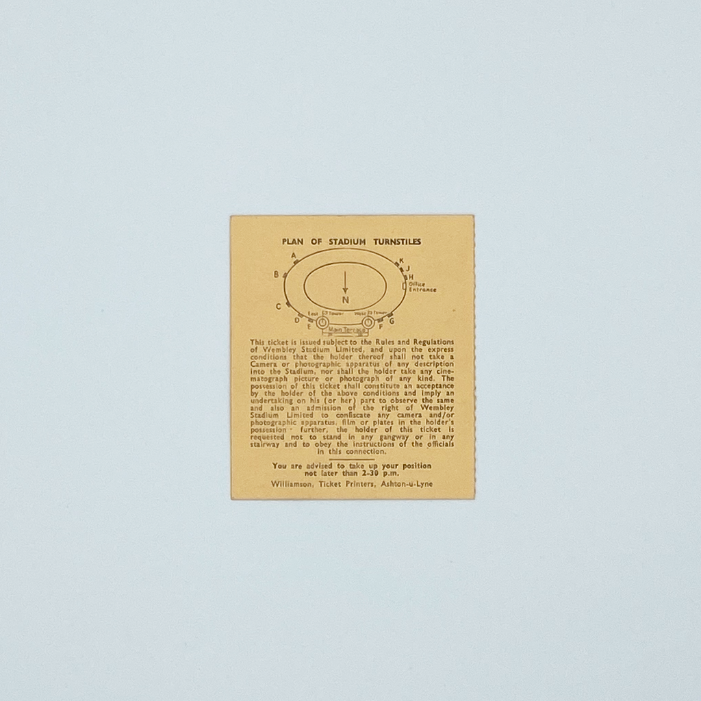 England vs Mexico Programme & Ticket (10 May, 1961)