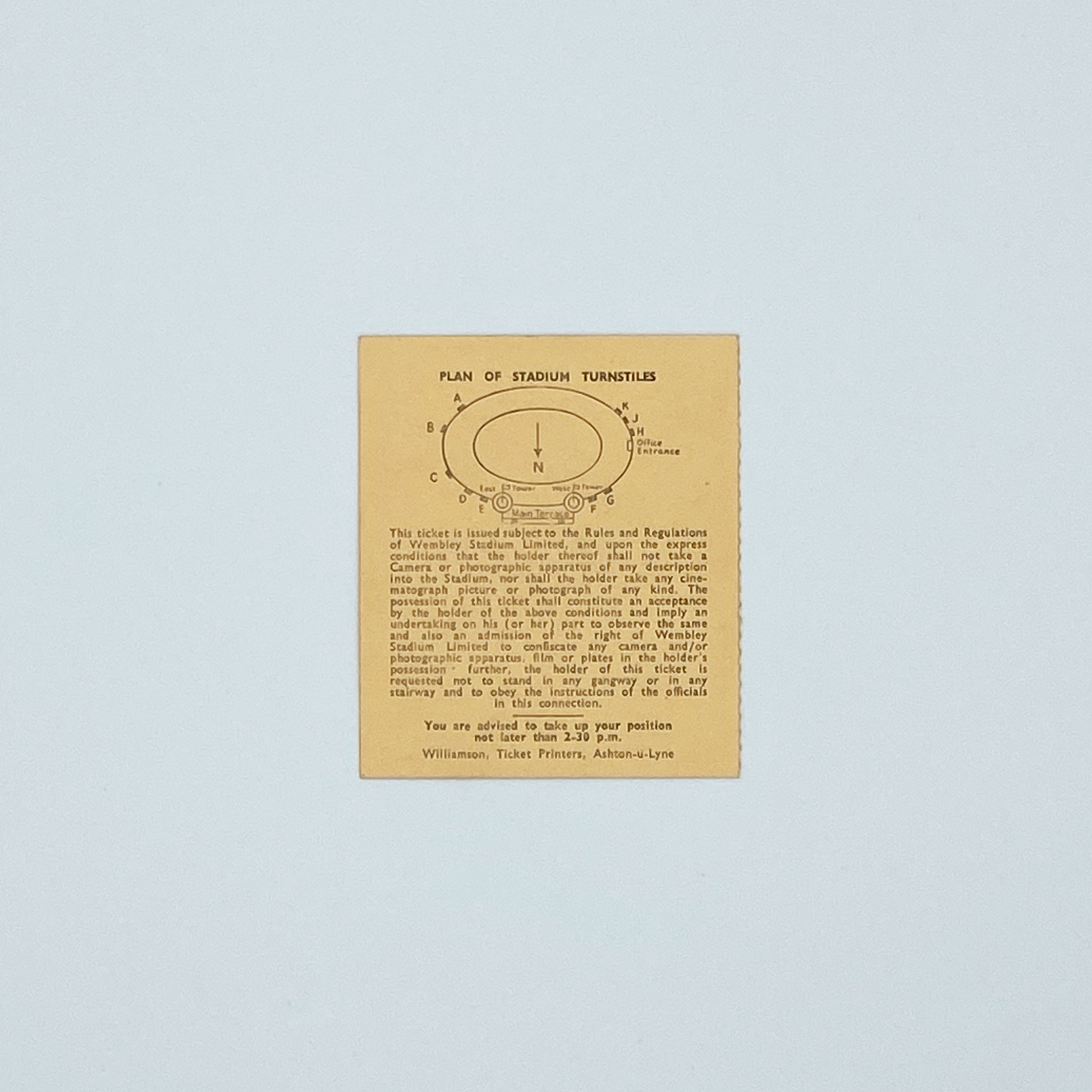 England vs Mexico Programme & Ticket (10 May, 1961)