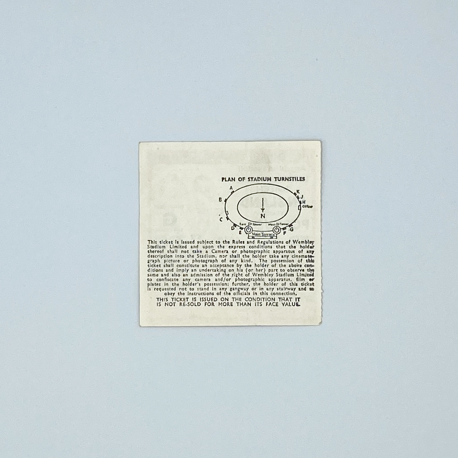 England vs Portugal Programme & Ticket (10 December, 1969)