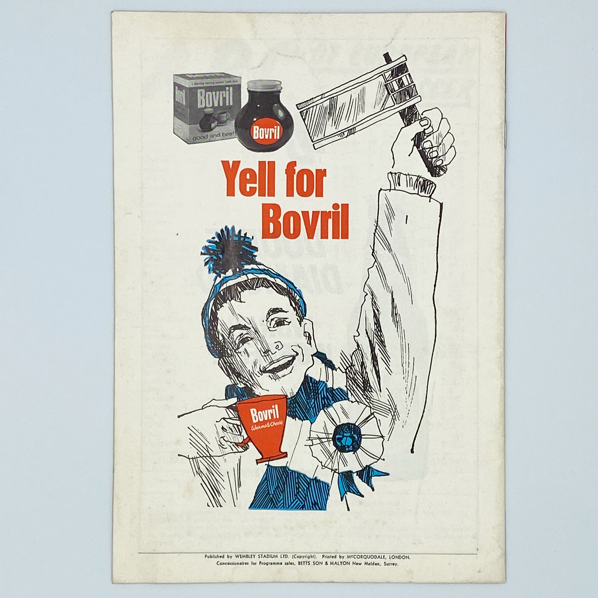 England vs Bulgaria Programme & Ticket (11 December, 1968)
