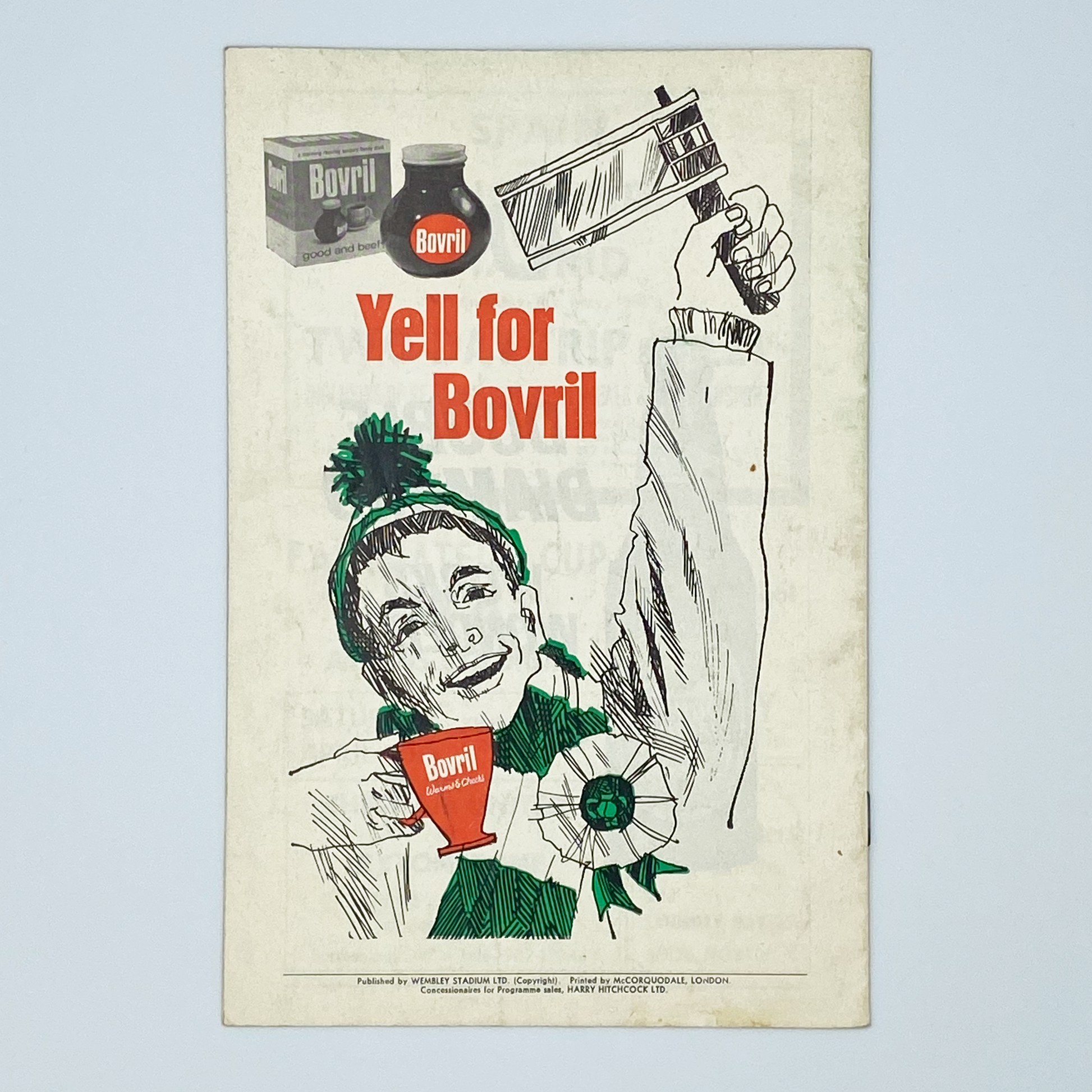 England vs Spain Programme (3 April, 1968)