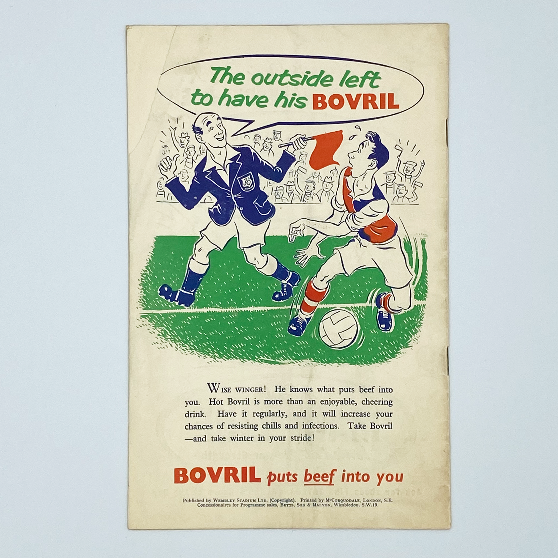 England vs Spain Programme & Ticket (30 November, 1955)