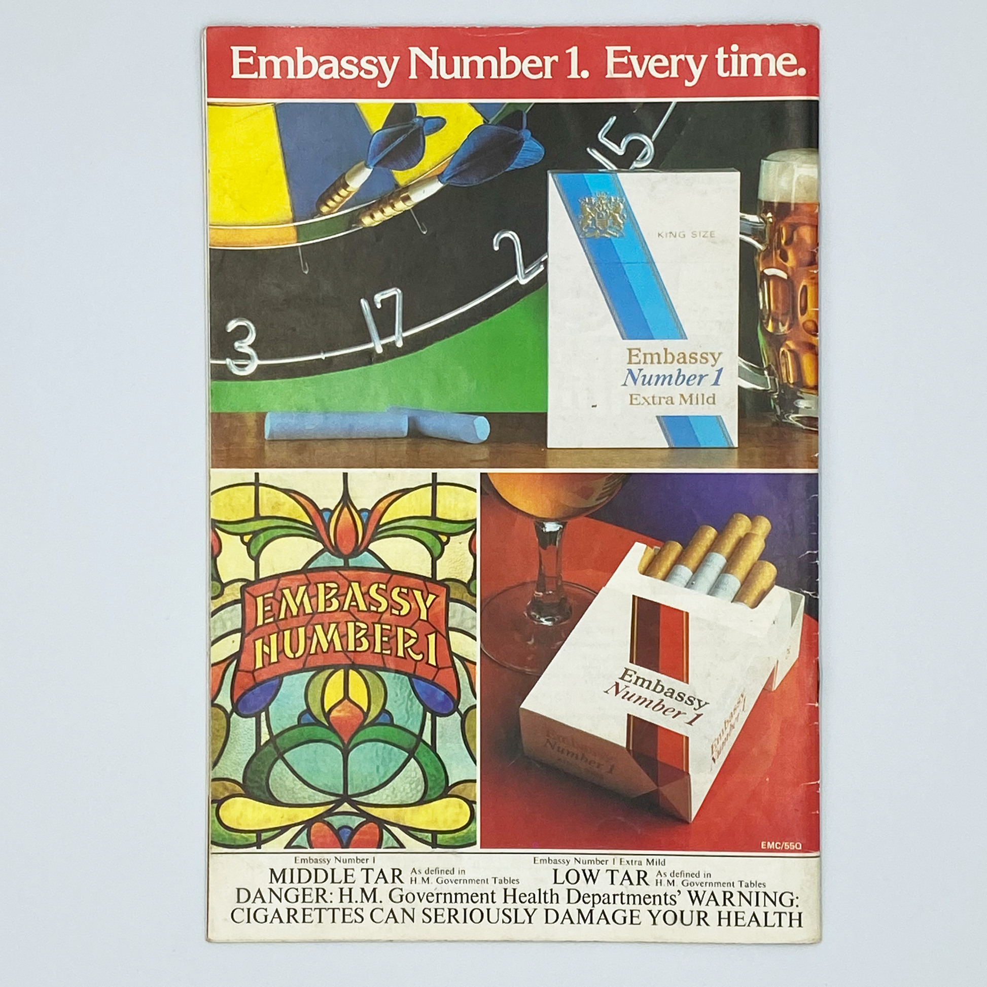 England vs Brazil Programme & Ticket (12 May, 1981)