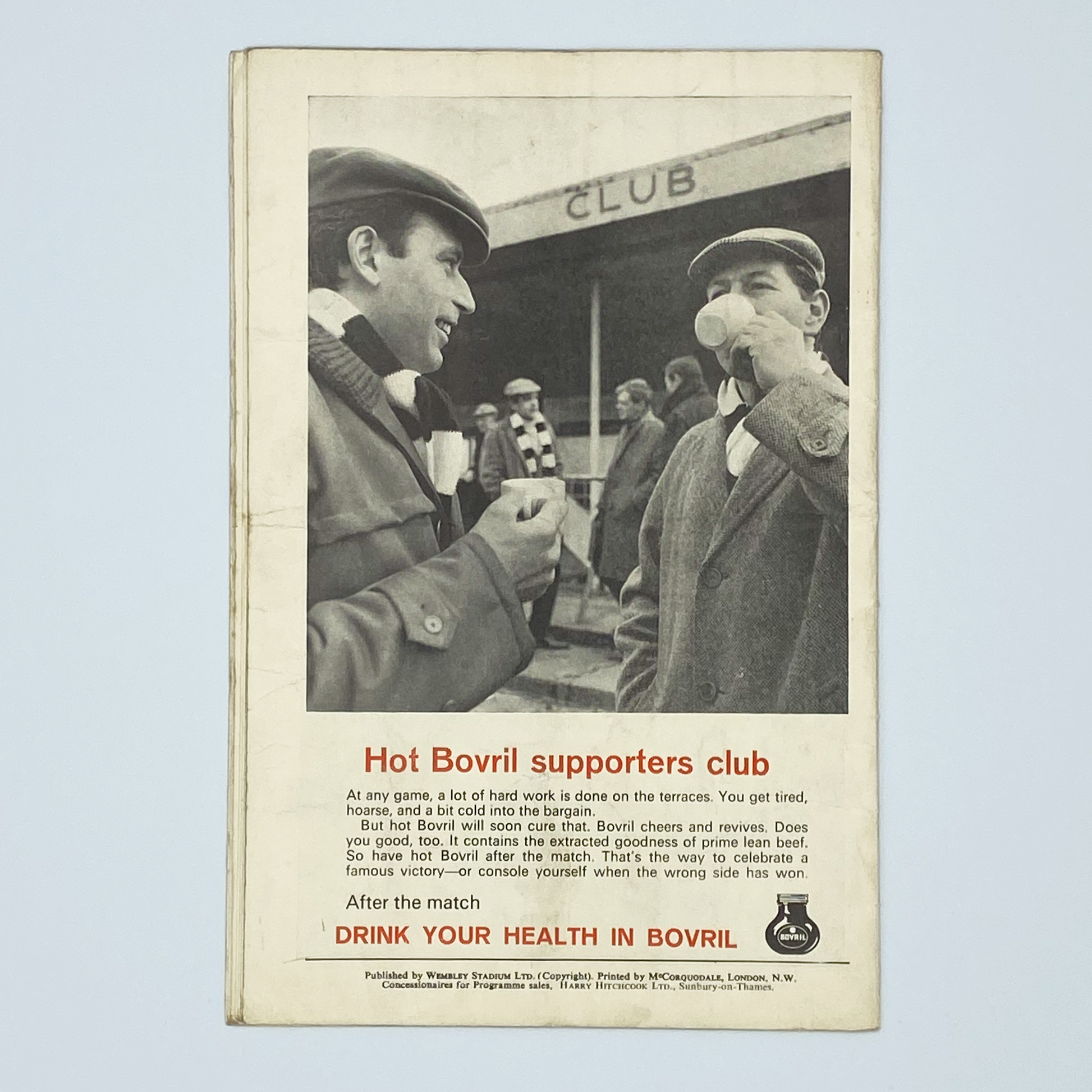 England vs Scotland Programme & Ticket (10 April, 1965)