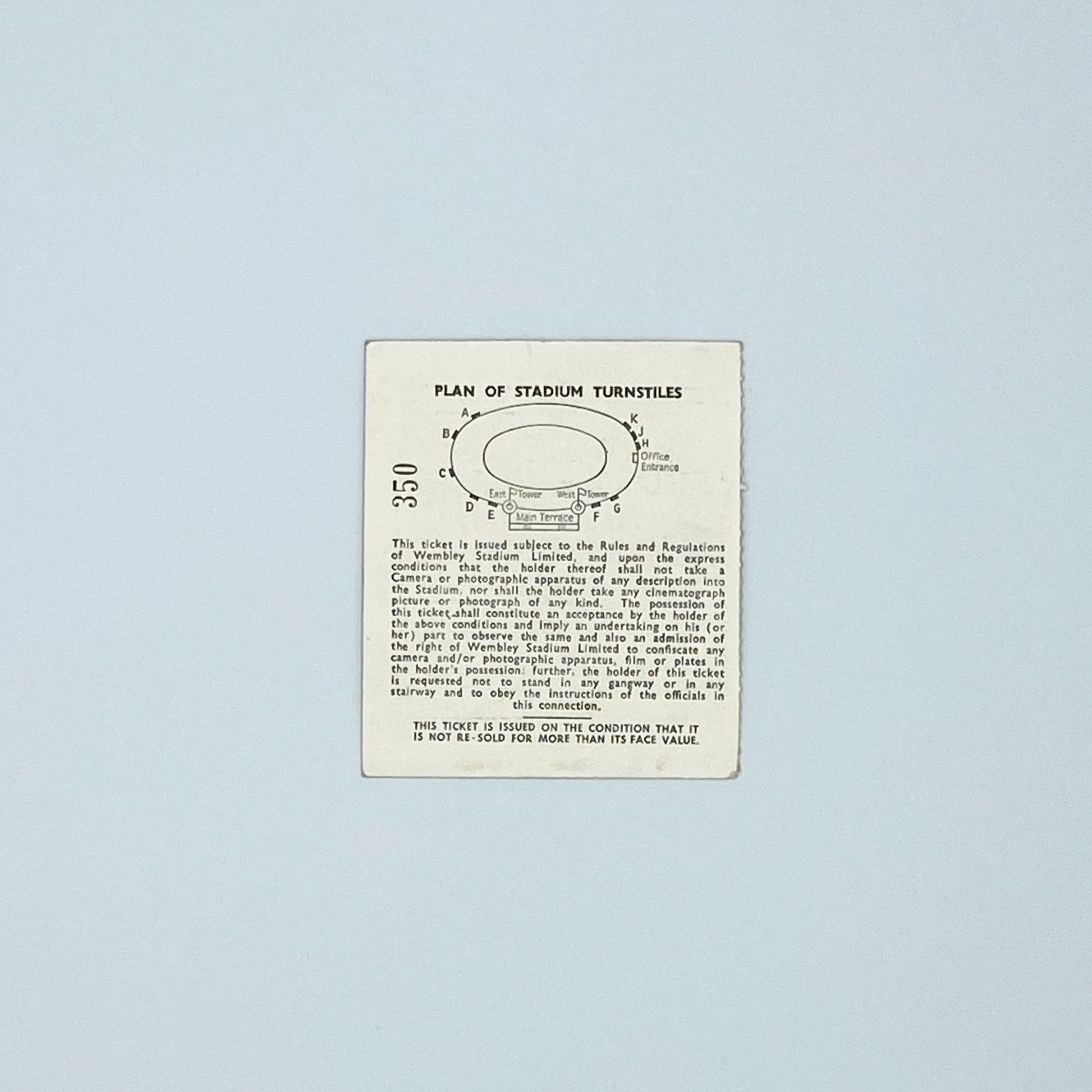 England vs Scotland Programme & Ticket (10 April, 1965)