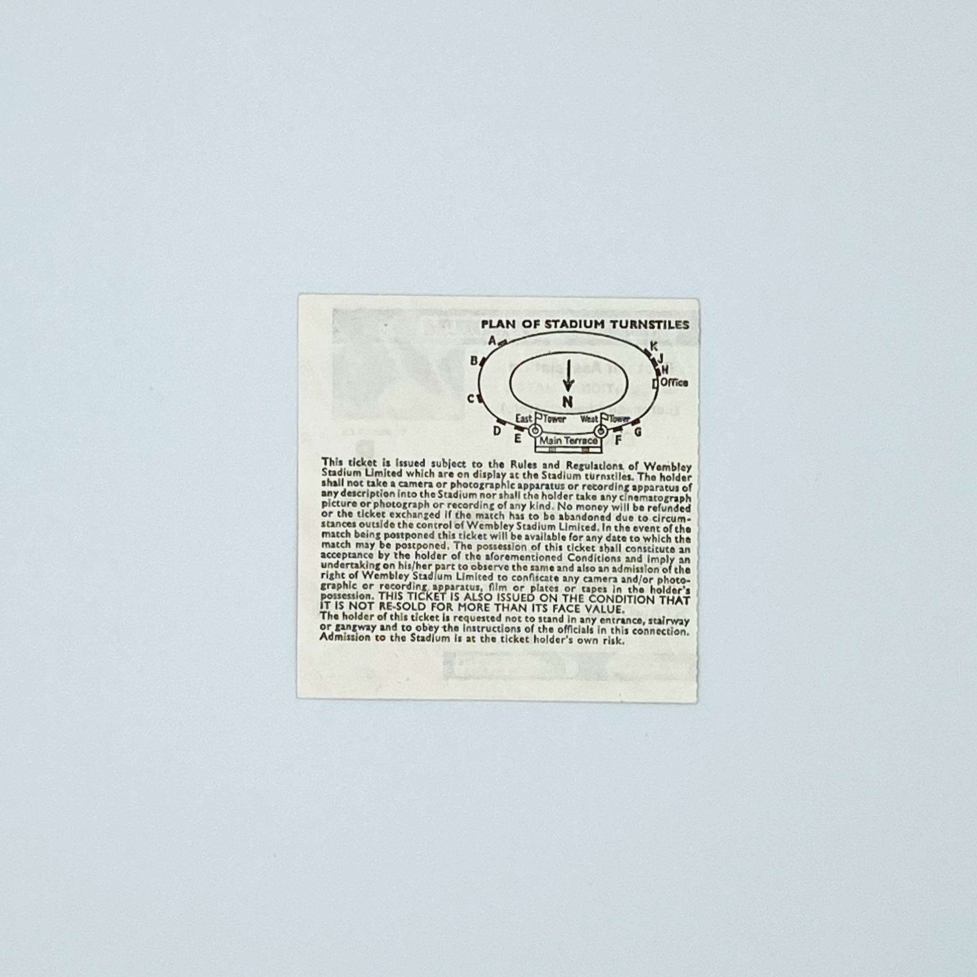 England vs Denmark Programme & Ticket (21 September, 1983)