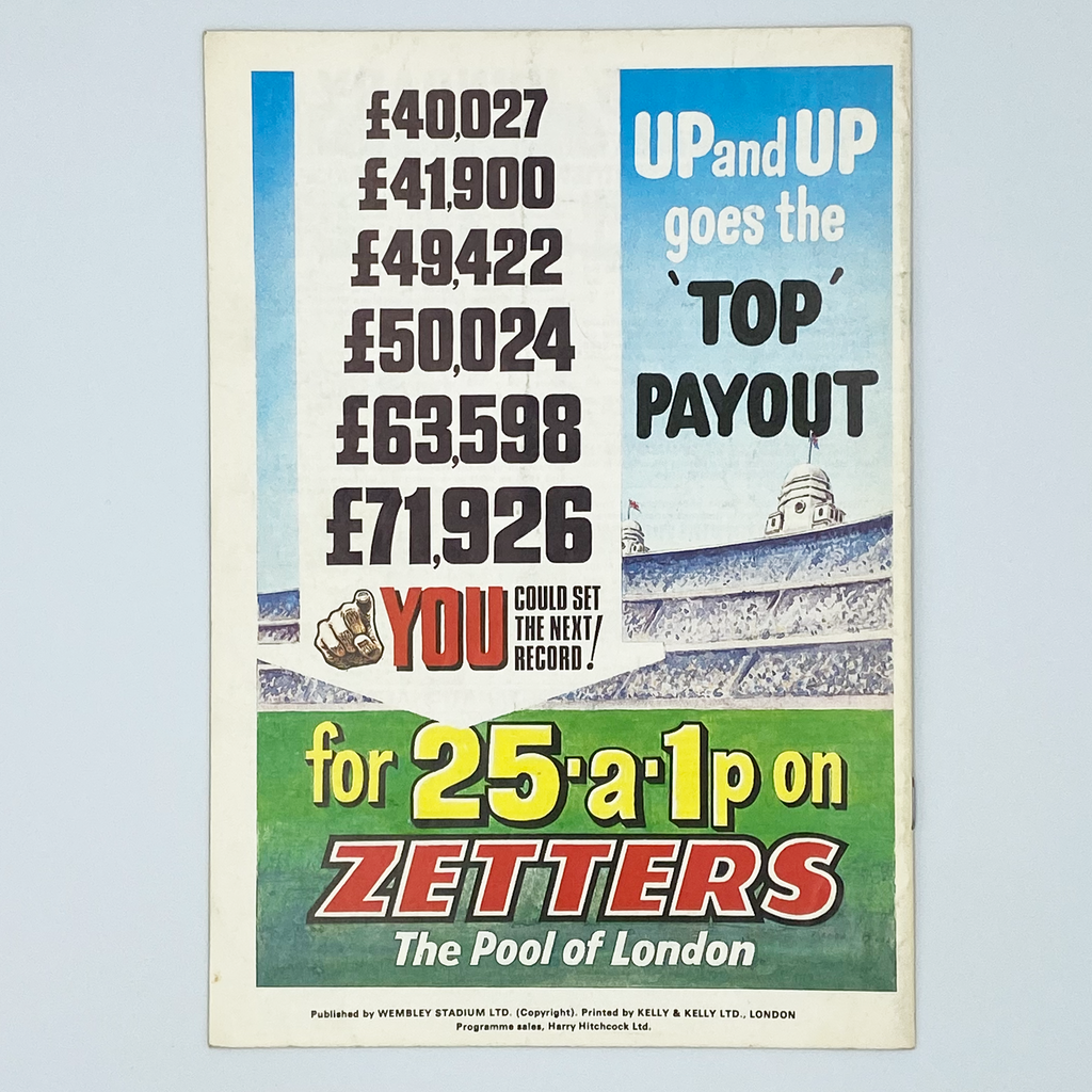 England vs Hungary Programme & Ticket (24 May, 1978)