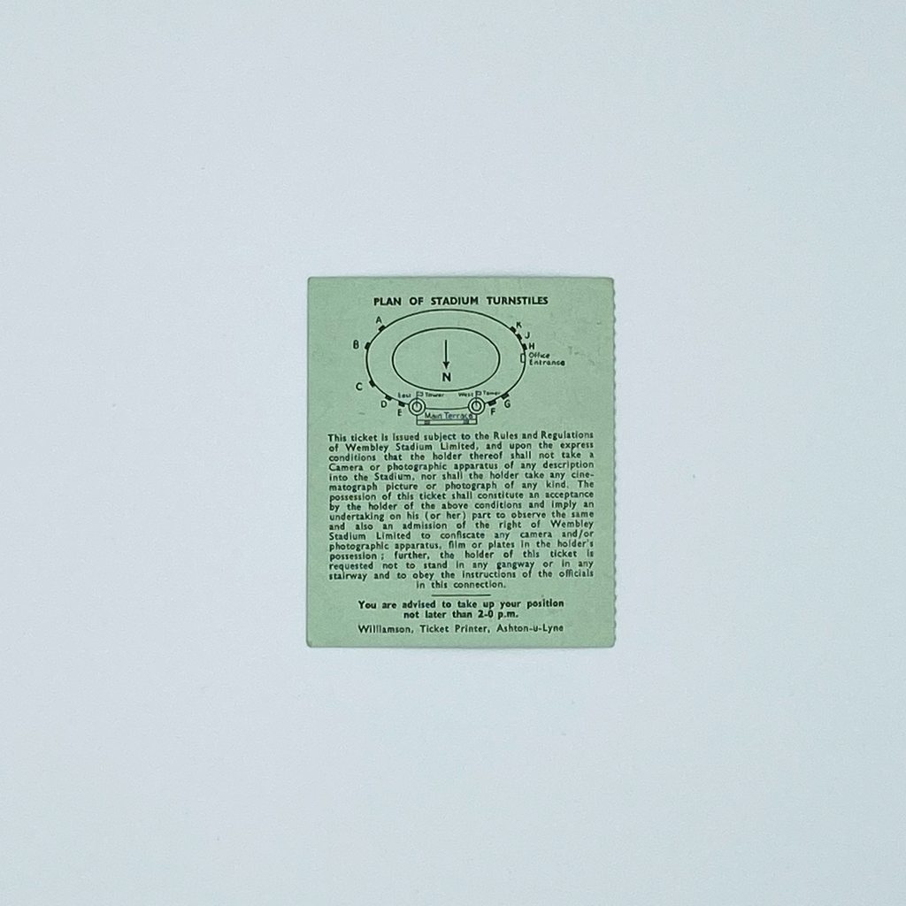 England vs Sweden Programme & Ticket (28 October, 1959)