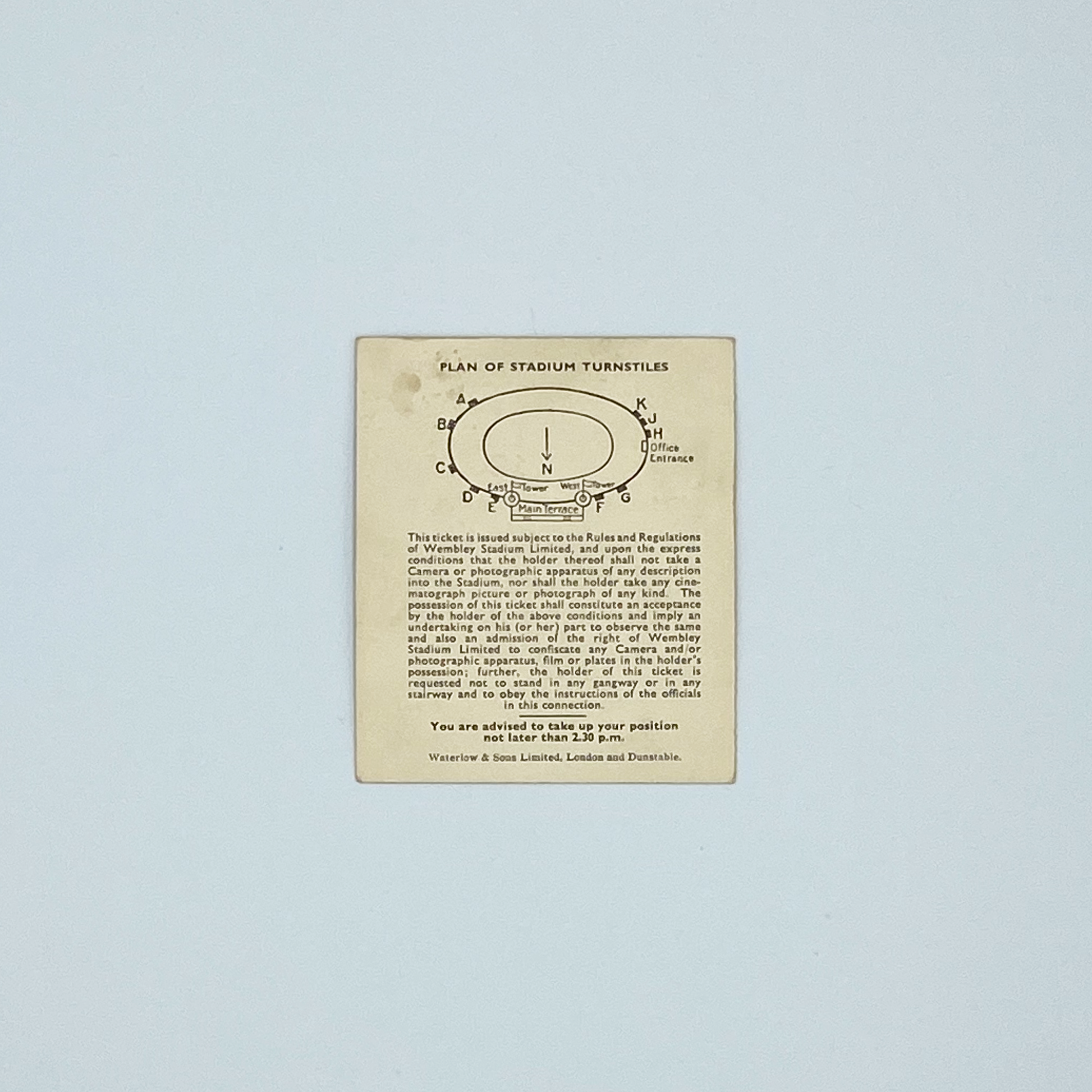 England vs Scotland Programme & Ticket (18 April, 1953)