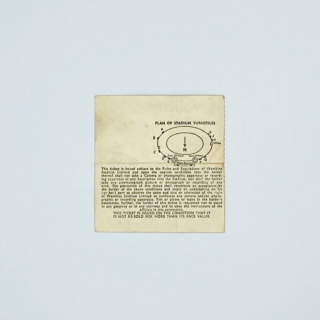 England vs Switzerland Programme & Ticket (10 November, 1971)