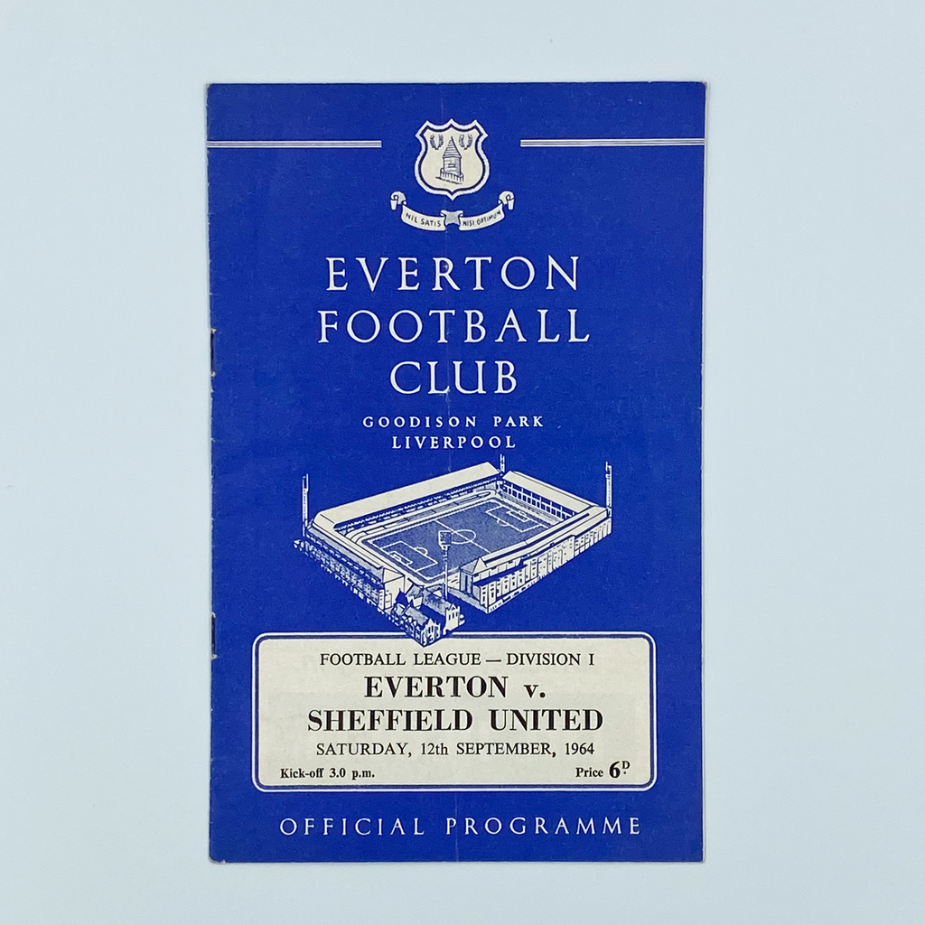 Everton vs Sheffield United Programme (12 September, 1964)