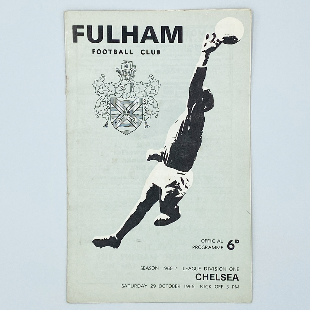 Fulham vs Chelsea Programme (29 October, 1966)