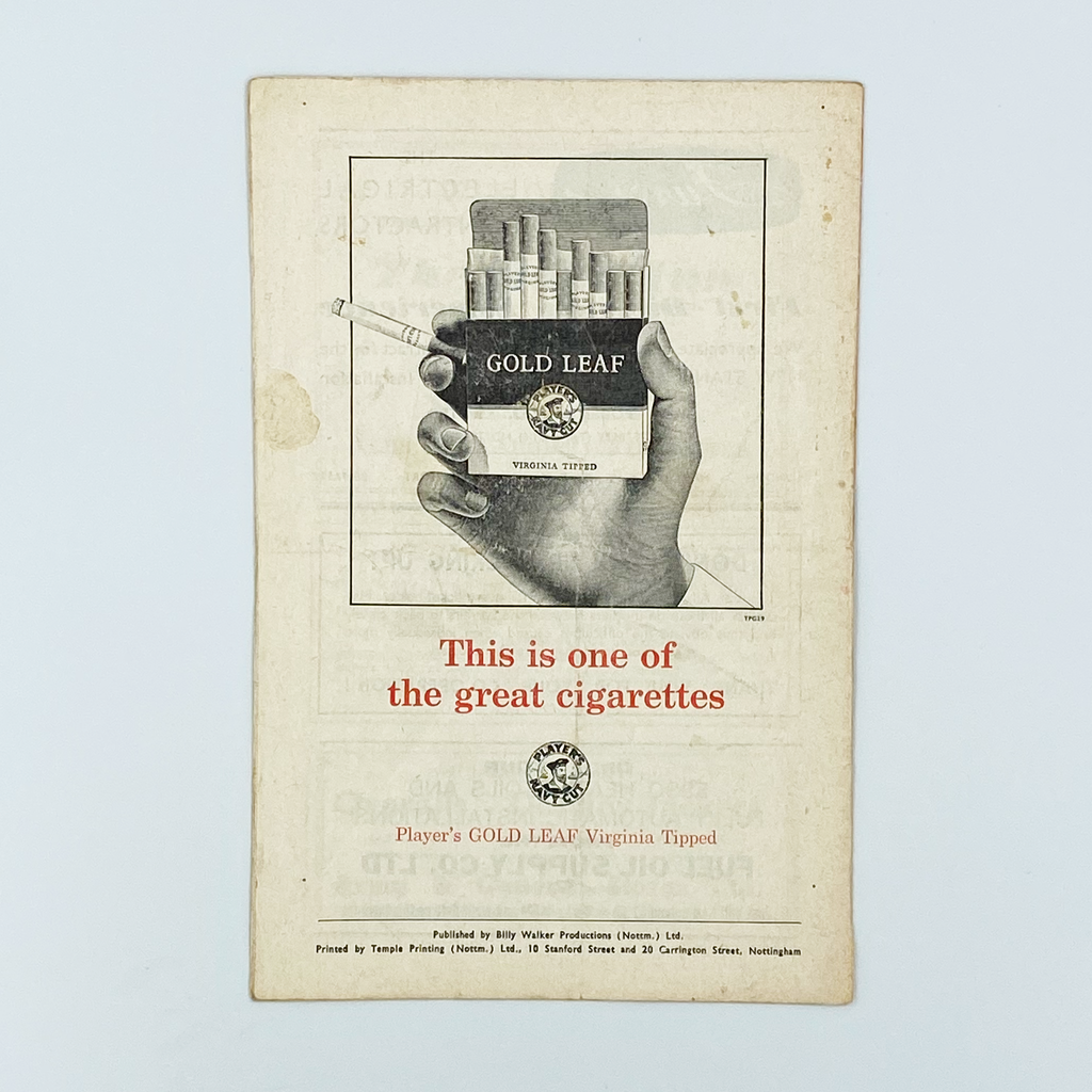 Leeds United vs Manchester United FA Cup Semi-Final Programme (31 March, 1965)