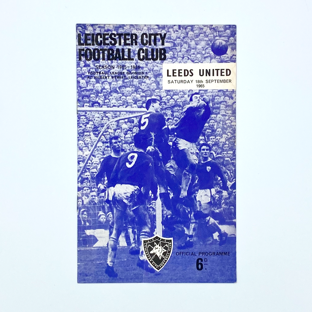 Leicester City vs Leeds United Programme (18 September, 1965)