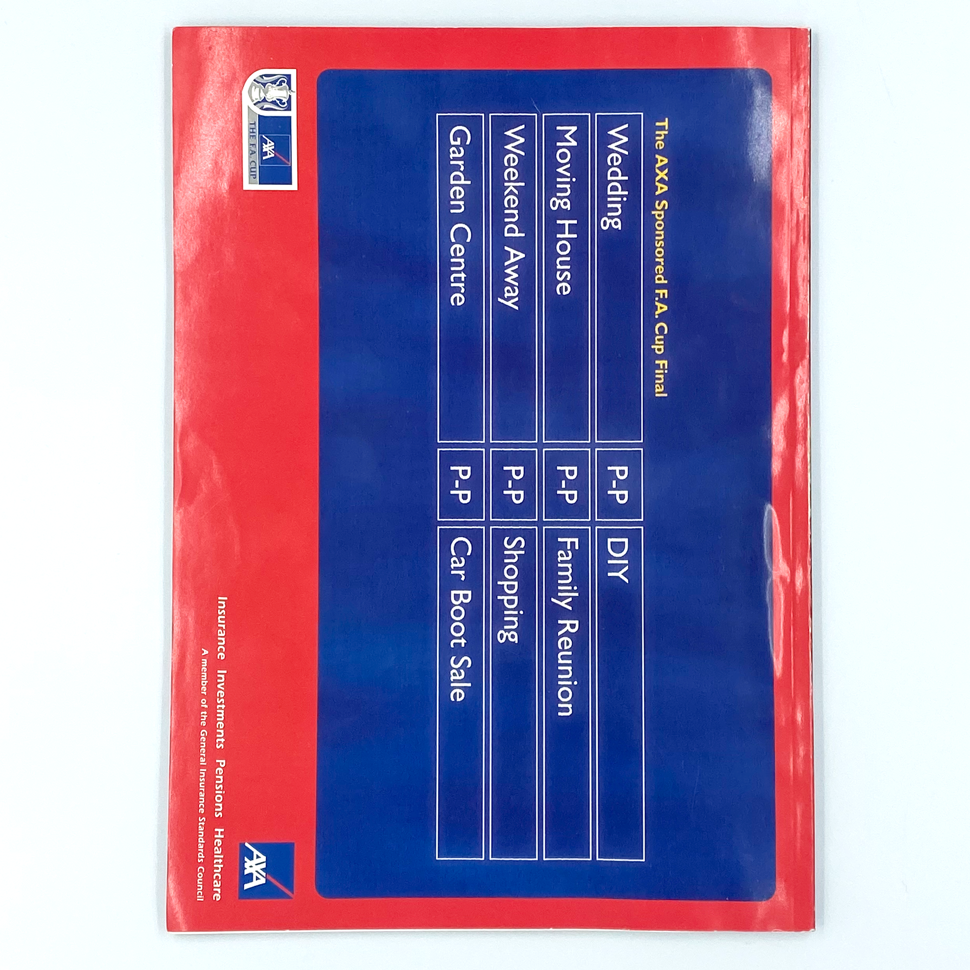 2001 FA Cup Final Programme & Ticket