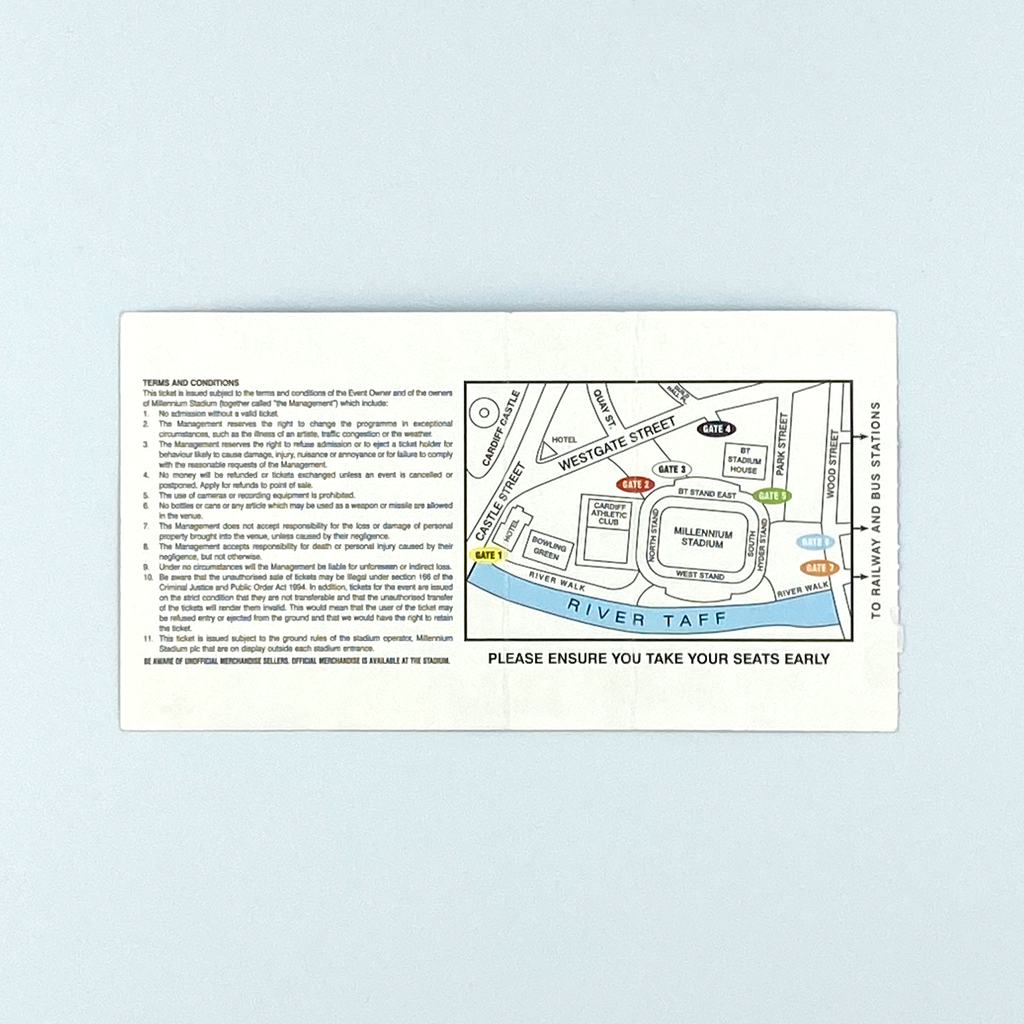 2001 FA Cup Final Programme & Ticket