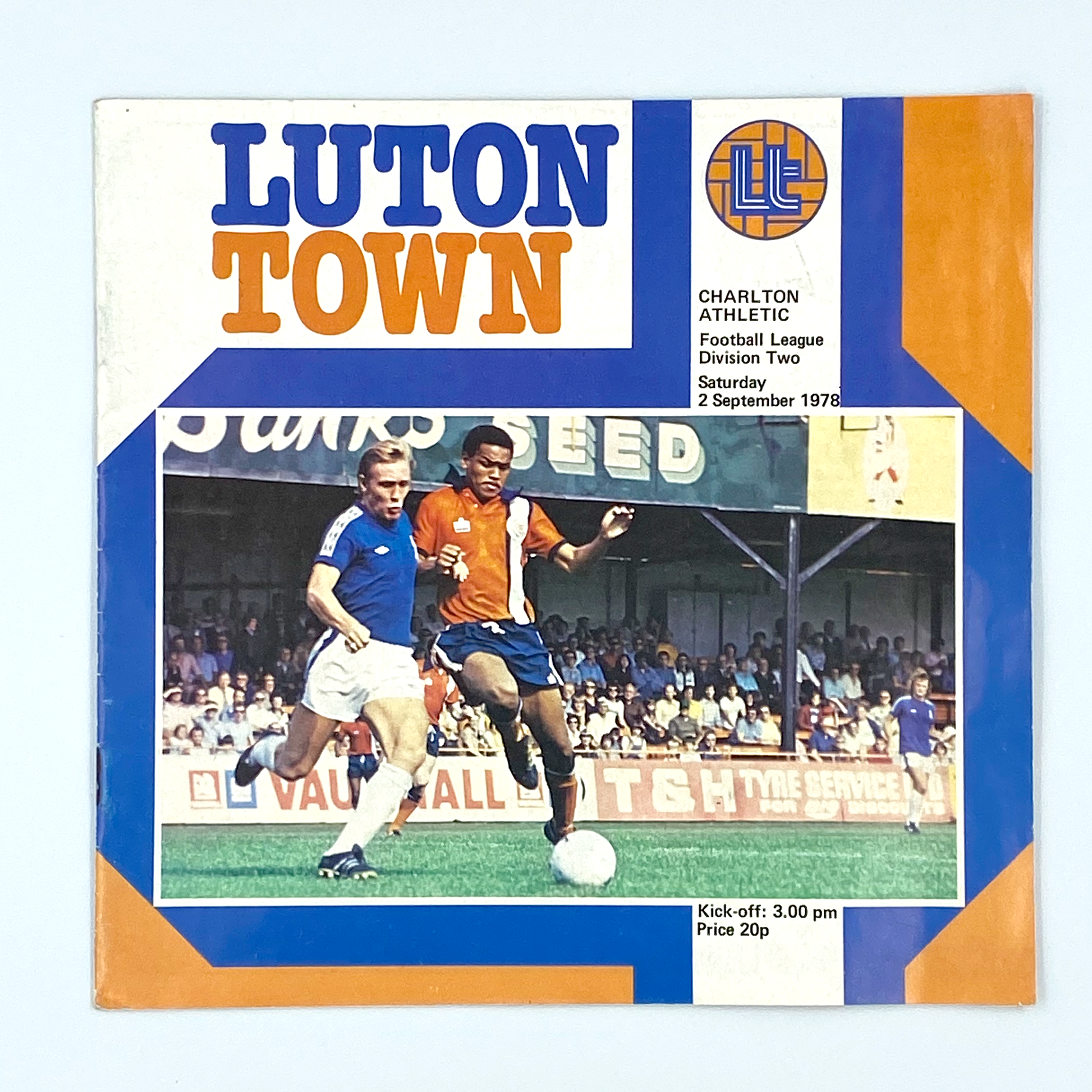 Luton Town vs Charlton Athletic Programme (2 September, 1978)