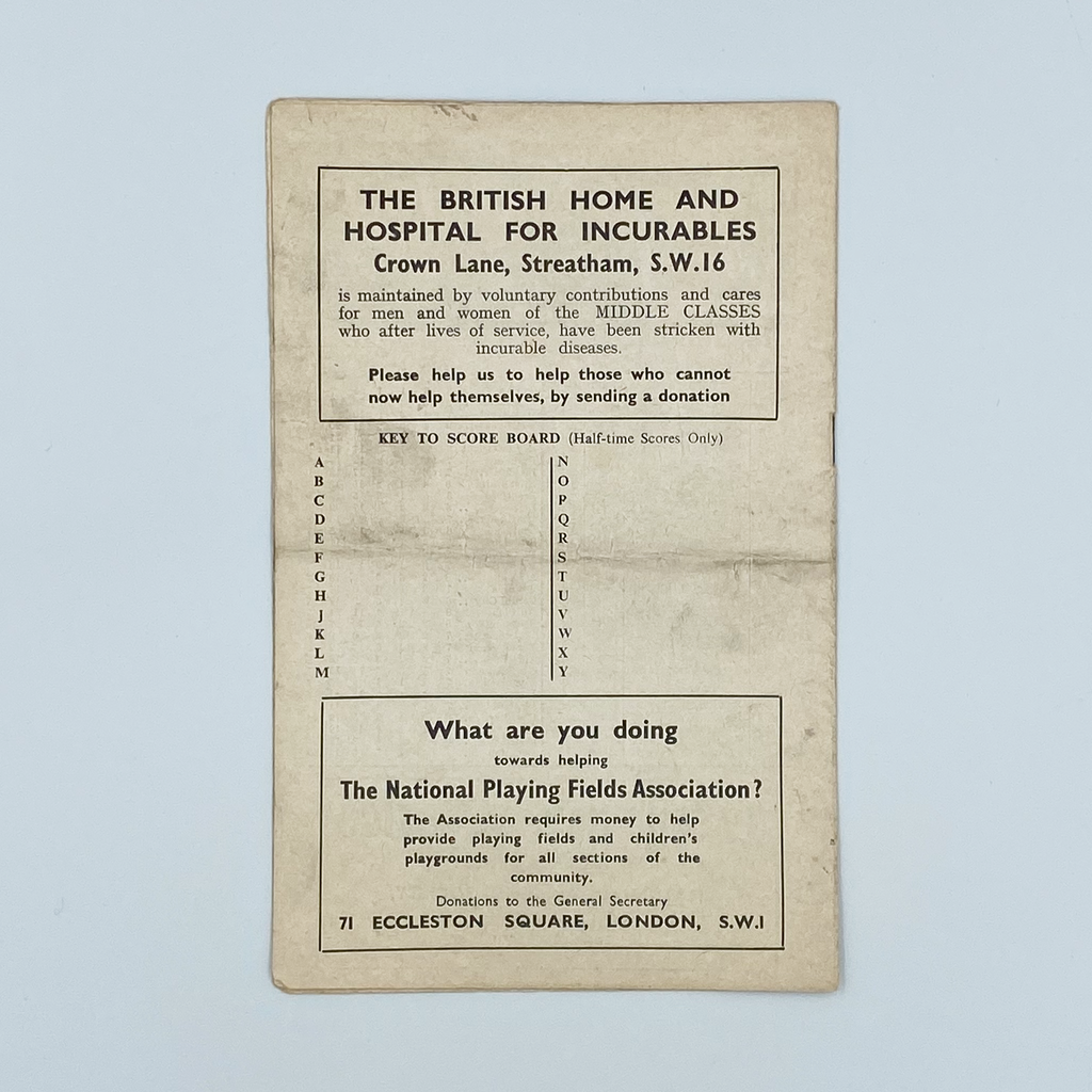 Millwall vs Queens Park Rangers Programme (30 September, 1957)