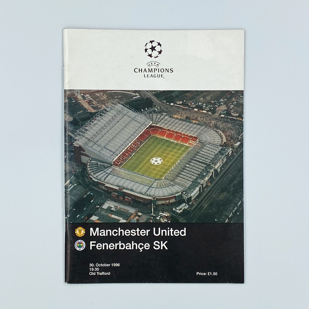 Manchester United vs Fenerbahçe Programme (30 October, 1996)
