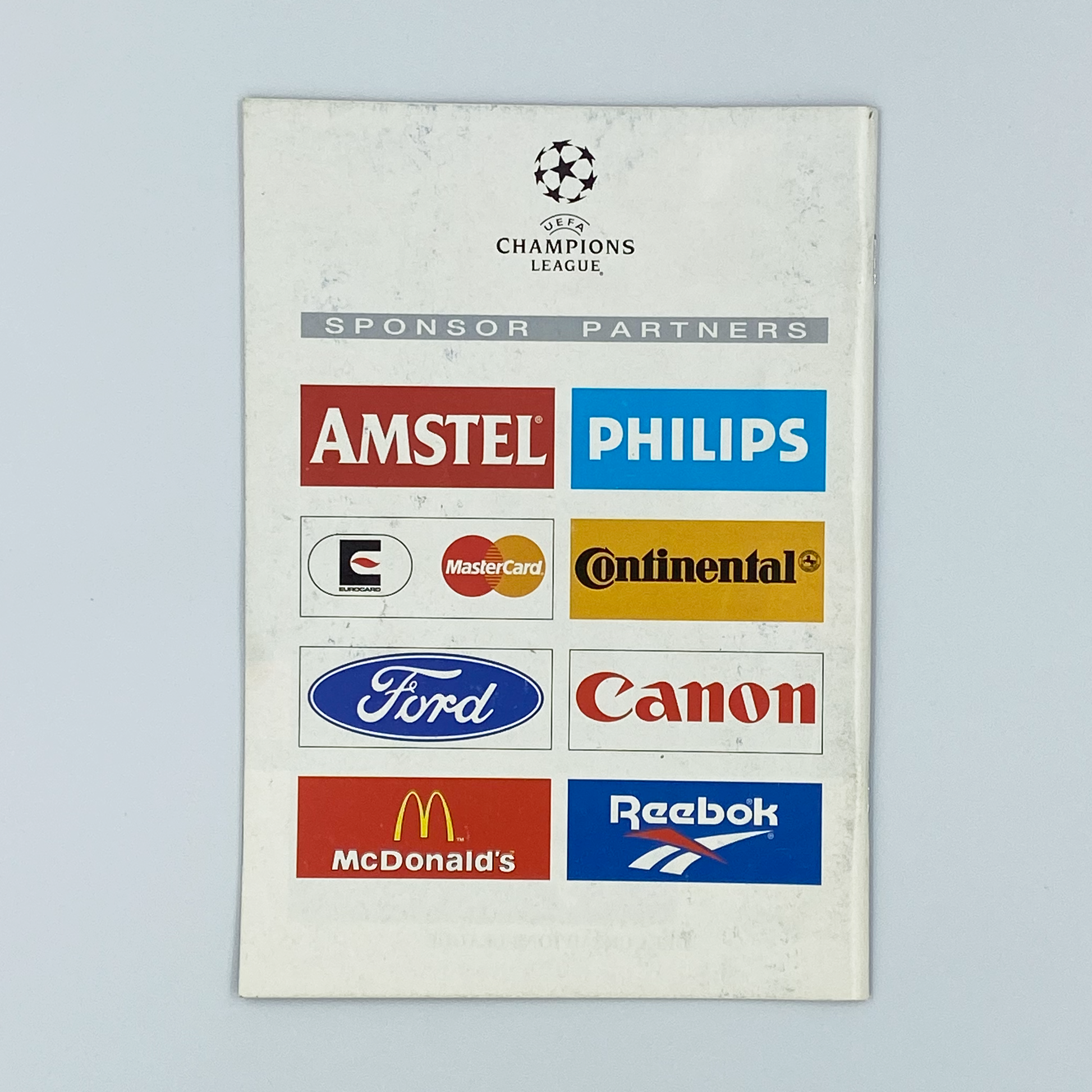 Manchester United vs Fenerbahçe Programme (30 October, 1996)