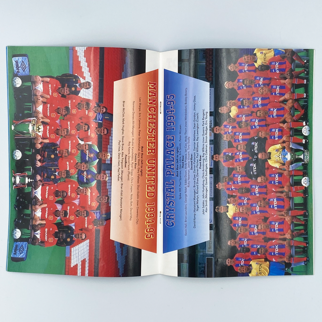 Manchester United vs Crystal Palace FA Cup Semi-Final Programme (9 April, 1995)