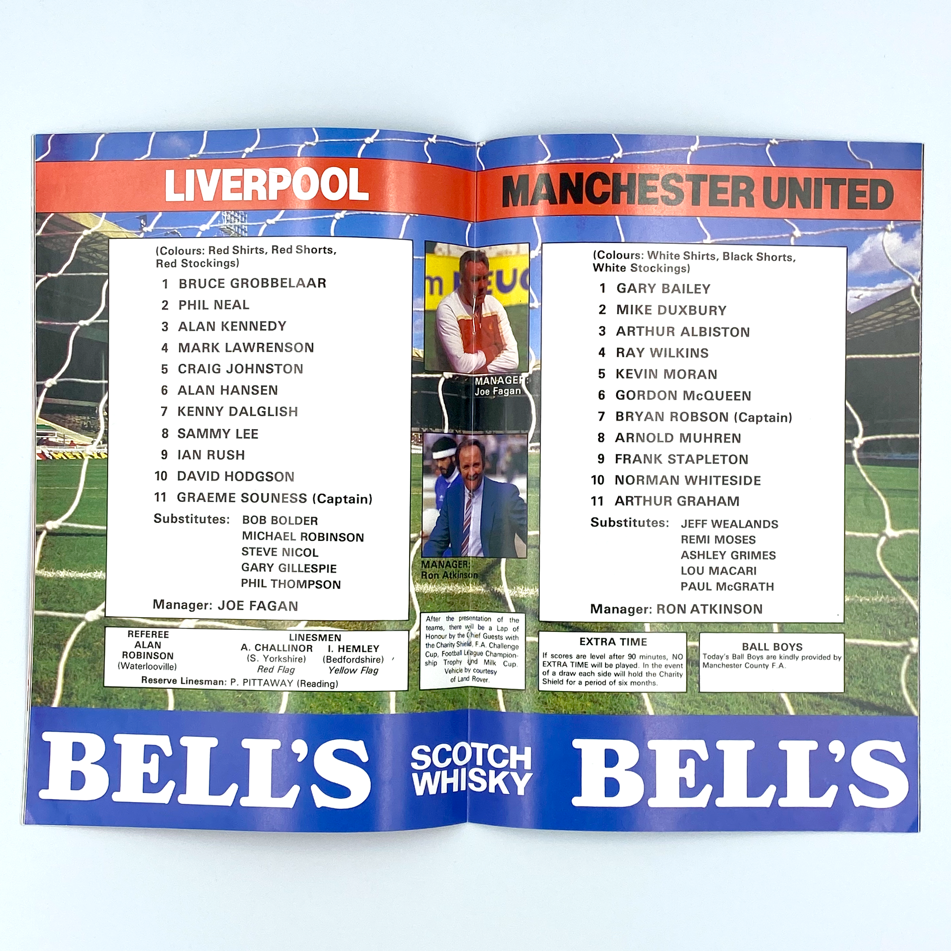 1983 Charity Shield Programme (20 August, 1983)