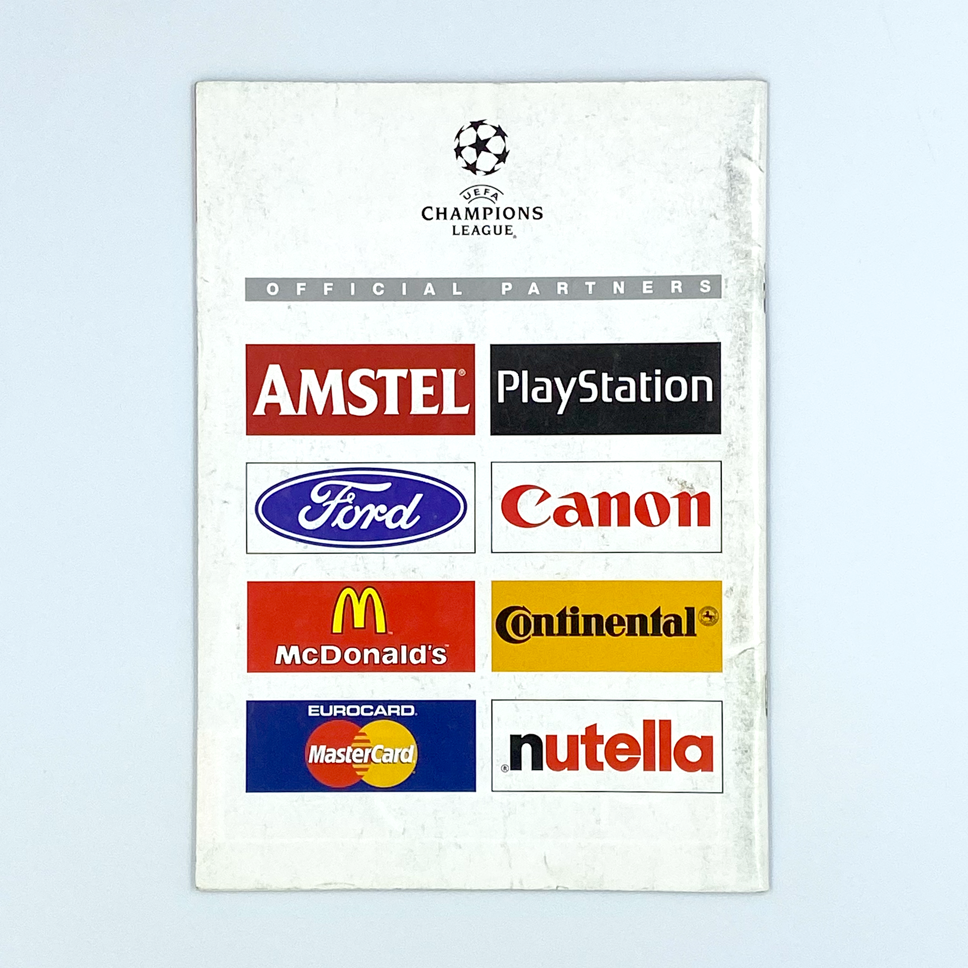 Newcastle United vs PSV Eindhoven Programme (5 November, 1997)