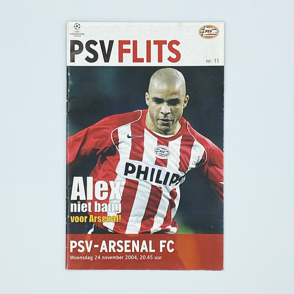 PSV Eindhoven vs Arsenal Programme (24 November, 2004)